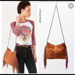 New Urban Outfitters Ecote Fringe Shoulder Bag